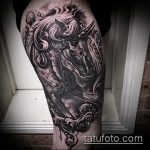 Az egyszarvú tetoválás érvényes példája - a rajz alkalmas egyszarvú tetoválásra a nyakon