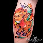 A kész egyszarvú tetoválás hűvös változata - a rajz alkalmas egyszarvú lótetováláshoz