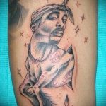 Egy teszt példa egy kész egyszarvú tetoválásra - a rajz alkalmas egyszarvú tetoválásra a karon