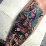 zdjęcie tatuażu elf z 23.12.2017 №007 - tatuaż elf -