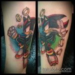 Az eredeti változat a kész tetoválás sündisznó - a rajz alkalmas a sonic sün tetoválás