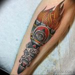 fotórajz tetováló fáklya 2018.02.07. №140 - fáklya tetoválás -