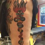 fotórajz tetováló fáklya 2018.02.07. №145 - fáklya tetoválás -