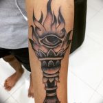 fotórajz tetováló fáklya 2018.02.07. №150 - fáklya tetoválás -