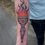 fotórajz tetováló fáklya 2018.02.07. №151 - fáklya tetoválás -