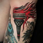 fotórajz tetováló fáklya 2018.02.07 -től №056 - fáklya tetoválás -