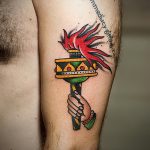 fotórajz tetováló fáklya 2018.02.07 -től №083 - fáklya tetoválás -