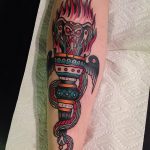 fotórajz tetováló fáklya 2018.02.07. №104 - fáklya tetoválás -