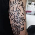 fotórajz tetováló fáklya 2018.02.07. №124 - fáklya tetoválás -