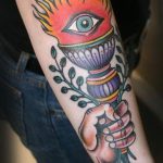 fotórajz tetováló fáklya 2018.02.07. №127 - fáklya tetoválás -