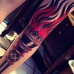 fotórajz tetováló fáklya 2018.02.07. №128 - fáklya tetoválás -