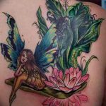 fotó egy tündér tetoválásról, kelt 2017.10.28. 152. szám - Tündér tetoválás -