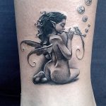 fotó egy tündér tetoválásról, kelt 2017.10.28. 154. szám - Tündér tetoválás -