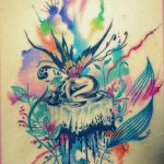 fotó egy tündér tetoválásról, 2017.10.28., 161. szám - Tündér tetoválás -