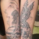 fotó egy tündér tetoválásról, kelt 2017.10.28. 167. szám - Tündér tetoválás -