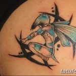 fotó egy tündér tetoválásról, 2017.10.28., 179. szám - Tündér tetoválás -