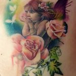 fotó egy tündér tetoválásról, 2017.10.28. 020. sz. - Tündér tetoválás -