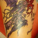 fotó egy tündér tetoválásról, kelt 2017.10.28. 104. szám - Tündér tetoválás -