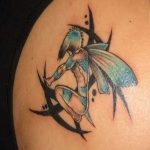 fotó egy tündér tetoválásról, kelt 2017.10.28. 112. szám - Tündér tetoválás -