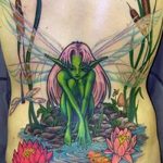 fotó egy tündér tetoválásról, kelt 2017.10.28. 129. szám - Tündér tetoválás -