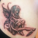 fotó egy tündér tetoválásról, kelt 2017.10.28. 133. szám - Tündér tetoválás -