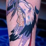 снимка на гейша татуировка № 473 - изключителна версия на модела, която може успешно да се използва за трансформиране и прилагане като татуировка на гейша за момичета