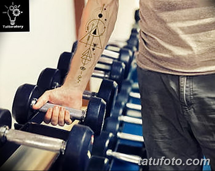 foto af geometri tatovering fra 01/13/2018 №165 - tatovering geometri -