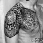foto af geometri tatovering fra 01/13/2018 №012 - tatovering geometri -