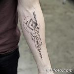 foto af geometri tatovering fra 01/13/2018 №017 - tatovering geometri -