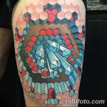 foto af geometri tatovering fra 01/13/2018 №031 - tatovering geometri -