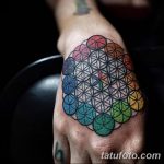 foto af geometri tatovering fra 01/13/2018 №039 - tatovering geometri -