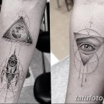 foto af geometri tatovering fra 01/13/2018 №054 - tatovering geometri -