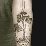 foto af geometri tatovering fra 01/13/2018 №057 - tatovering geometri -