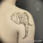 foto af geometri tatovering fra 01/13/2018 №075 - tatovering geometri -