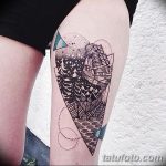 foto af geometri tatovering fra 01/13/2018 №093 - tatovering geometri -