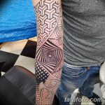 foto af geometri tatovering fra 01/13/2018 №119 - tatovering geometri -