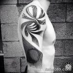 foto af geometri tatovering fra 01/13/2018 №155 - tatovering geometri -