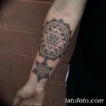 foto af geometri tatovering fra 01/13/2018 №169 - tatovering geometri -