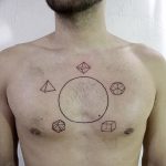 foto af geometri tatovering fra 01/13/2018 №225 - tatovering geometri -
