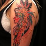 Fénykép egy gepárd tetoválásról 2020.01.12 № 008 -gepárd tetoválás