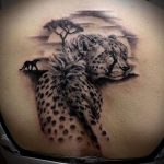 Fénykép egy gepárd tetoválásról 12.01.2020 №348 -gepárd tetoválás