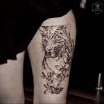 Fénykép egy gepárd tetoválásról 12.01.2020 №347 -gepárd tetoválás