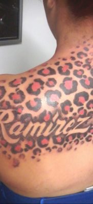 Fénykép egy gepárd tetoválásról 2020.01.12. №316 -gepárd tetoválás