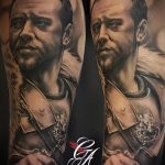 fotó a 289 -es számú gladiátor tetoválásról - a minta érdekes változata, amely könnyen használható változtatásra és alkalmazásra gladiátor tetoválásként a filmből