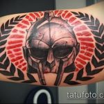 fotó a 136 -os számú gladiátor tetoválásról - a minta hűvös változata, amely jól használható átalakítására és gladiátor tetoválásként történő alkalmazására a hátán