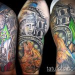 fotó a gladiátor tetoválásról # 807 - a minta exkluzív változata, amely jól használható a gladiátor sisak tetoválásként történő véglegesítésére és felhelyezésére