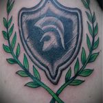 fotó a gladiátor tetoválásról # 726 - a minta érdekes változata, amely könnyen használható gladiátor és oroszlán tetoválás feldolgozására és alkalmazására