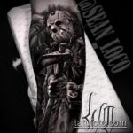 fotó a 646 -os gladiátor tetoválásról - a minta érdekes változata, amely sikeresen használható felülvizsgálatra és alkalmazásra gladiátor tetoválásként oroszlánnal