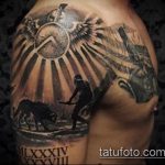 fotó a gladiátor tetoválásról # 518 - a minta hűvös változata, amely sikeresen használható a spártai gladiátor tetoválásként történő feldolgozására és alkalmazására