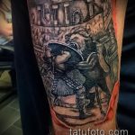 fotó a gladiátor tetoválásról 614 sz.
